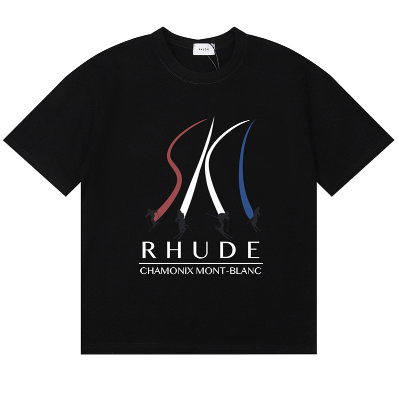 RHUDE Chamonix Mont-Blanc T-Shirts