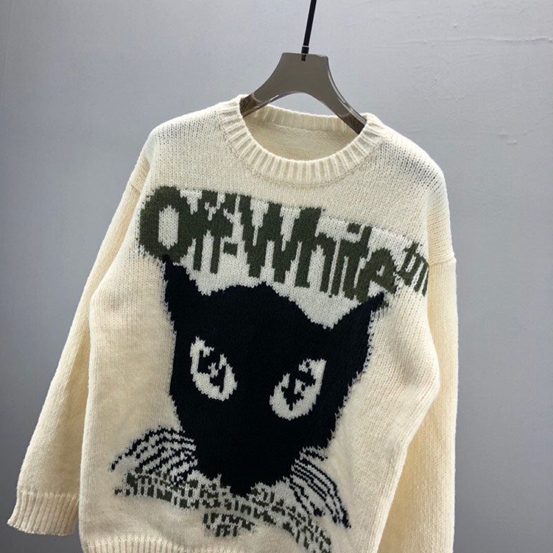 OFF WHITE Letter printing sweaters