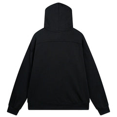 RHUDE Flocked micro-letter hoodies