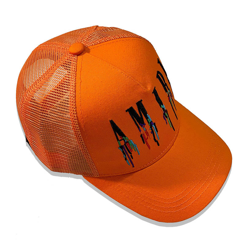 AMIRI color splash paint new color cap sun hat