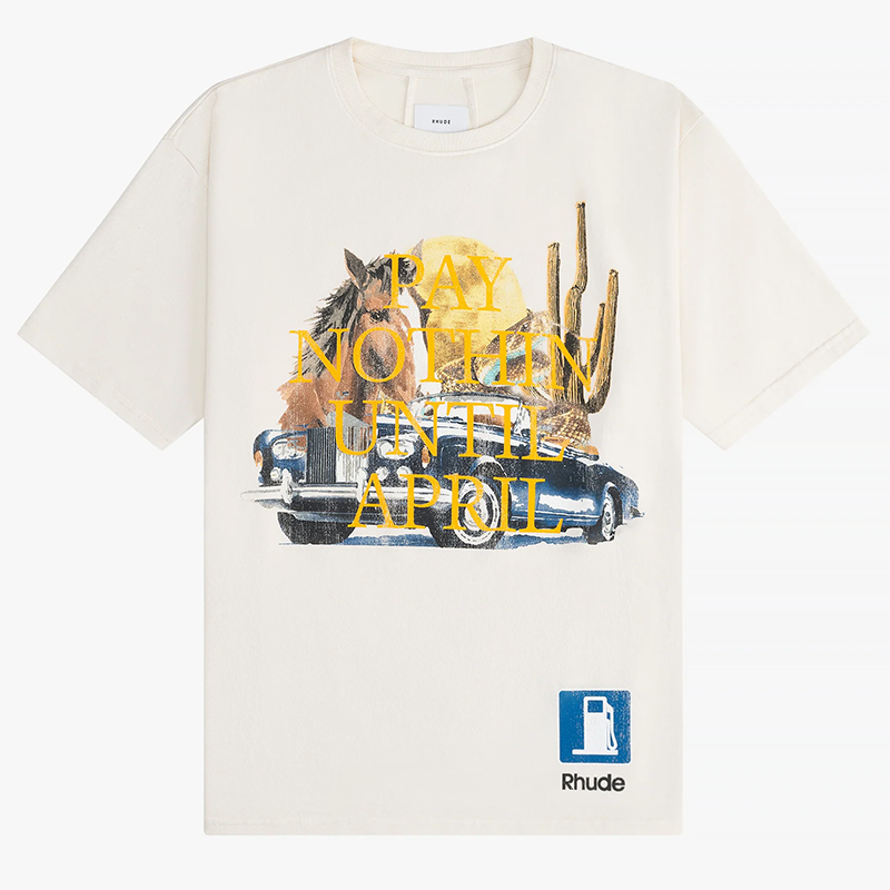 RHUDE DESERTO MOTORS TEE