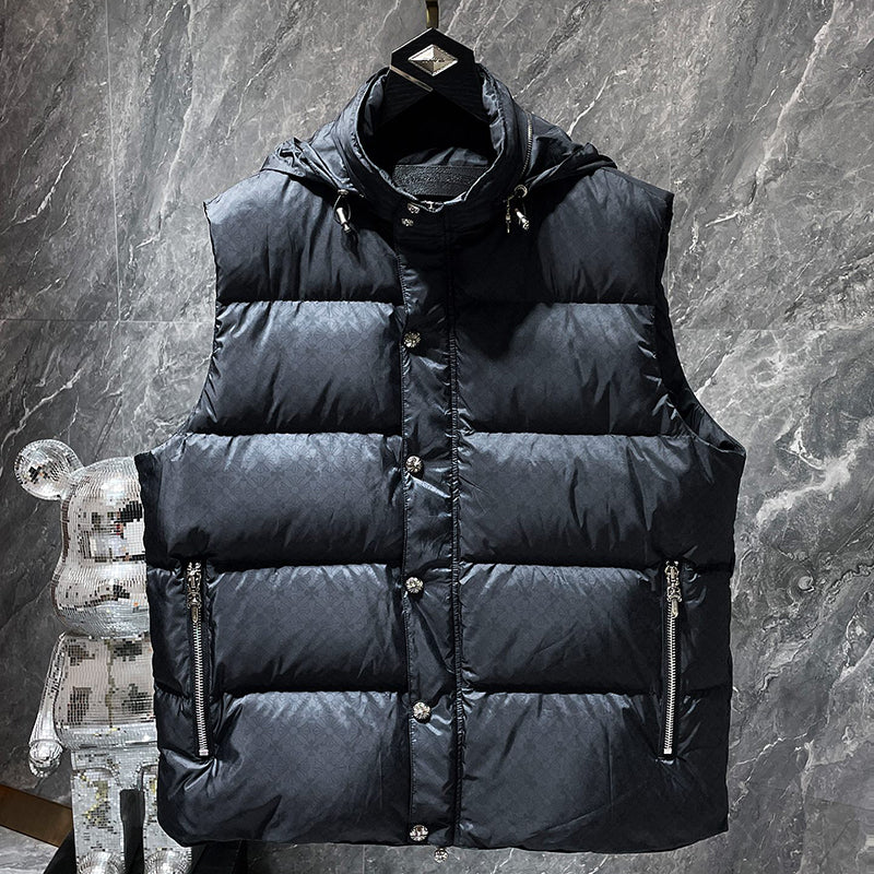 Chrome Hearts Down Jacket Vest #8112