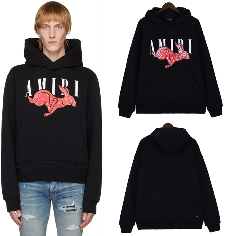 AMIRI Appliquéd Logo-Print Cotton-Jersey Hoodie