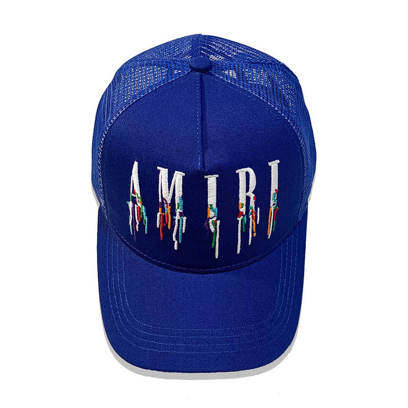 AMIRI color splash paint new color cap sun hat