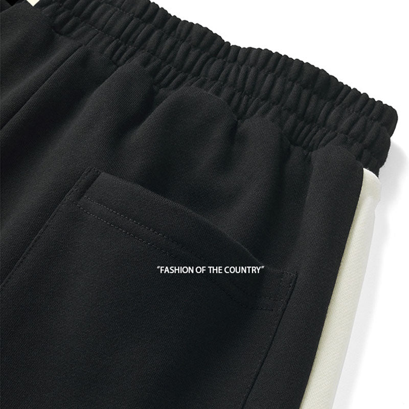 RS Contrasting color European and American street sweatpants